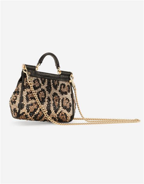 Mini Sicily handbag in Animal Print for Women